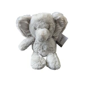 NWT Carter's Gray Elephant with Ribbed Ears Plush